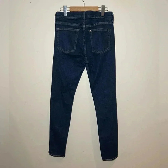 H&M  &Denim Skinny Coupe Moulante Jeans Dark Wash Blue Size 31/32 - Picture 4 of 5